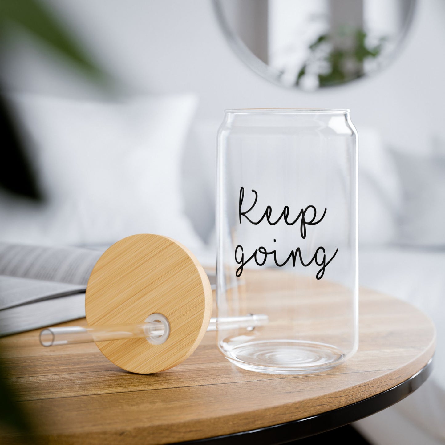 Keep Going Glass Tumbler