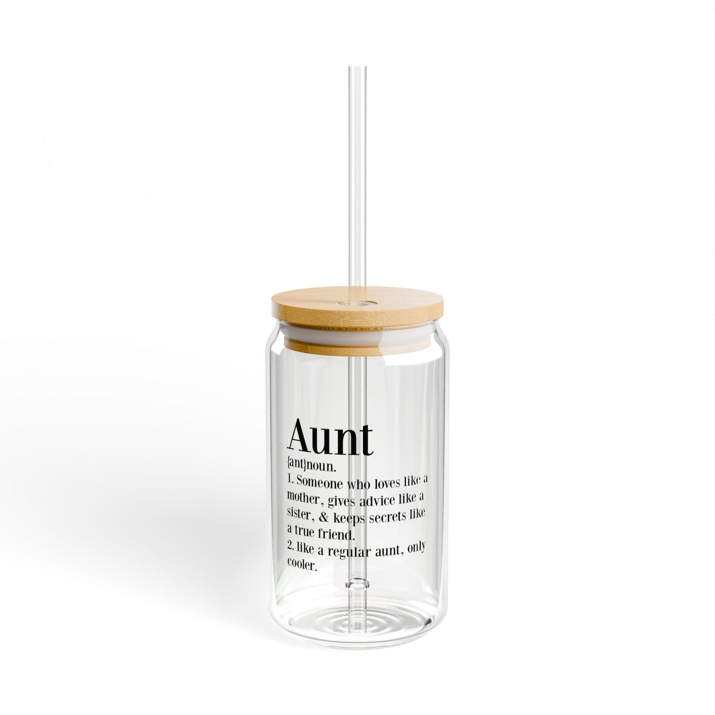 Aunt Definition Glass Tumbler