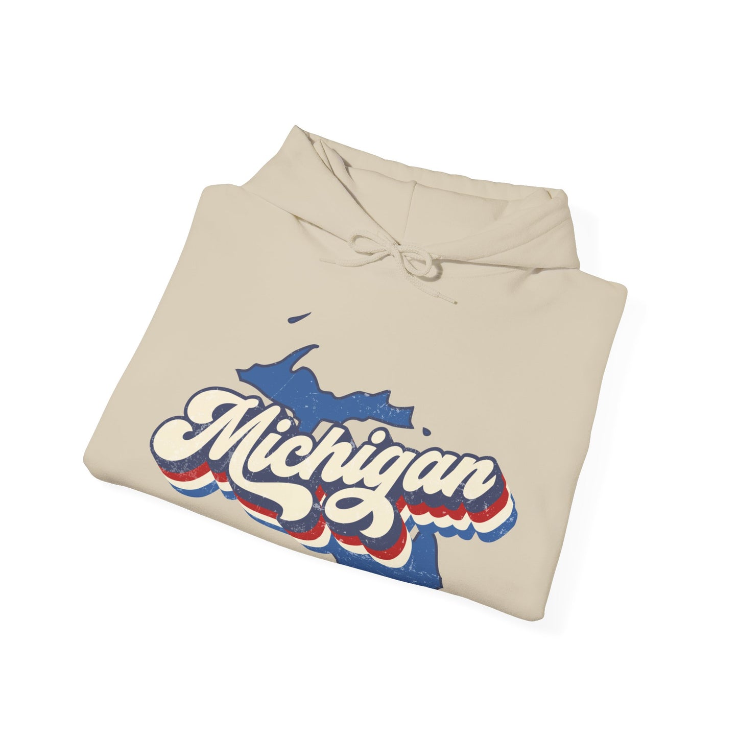 Michigan Vintage Hooded Sweatshirt