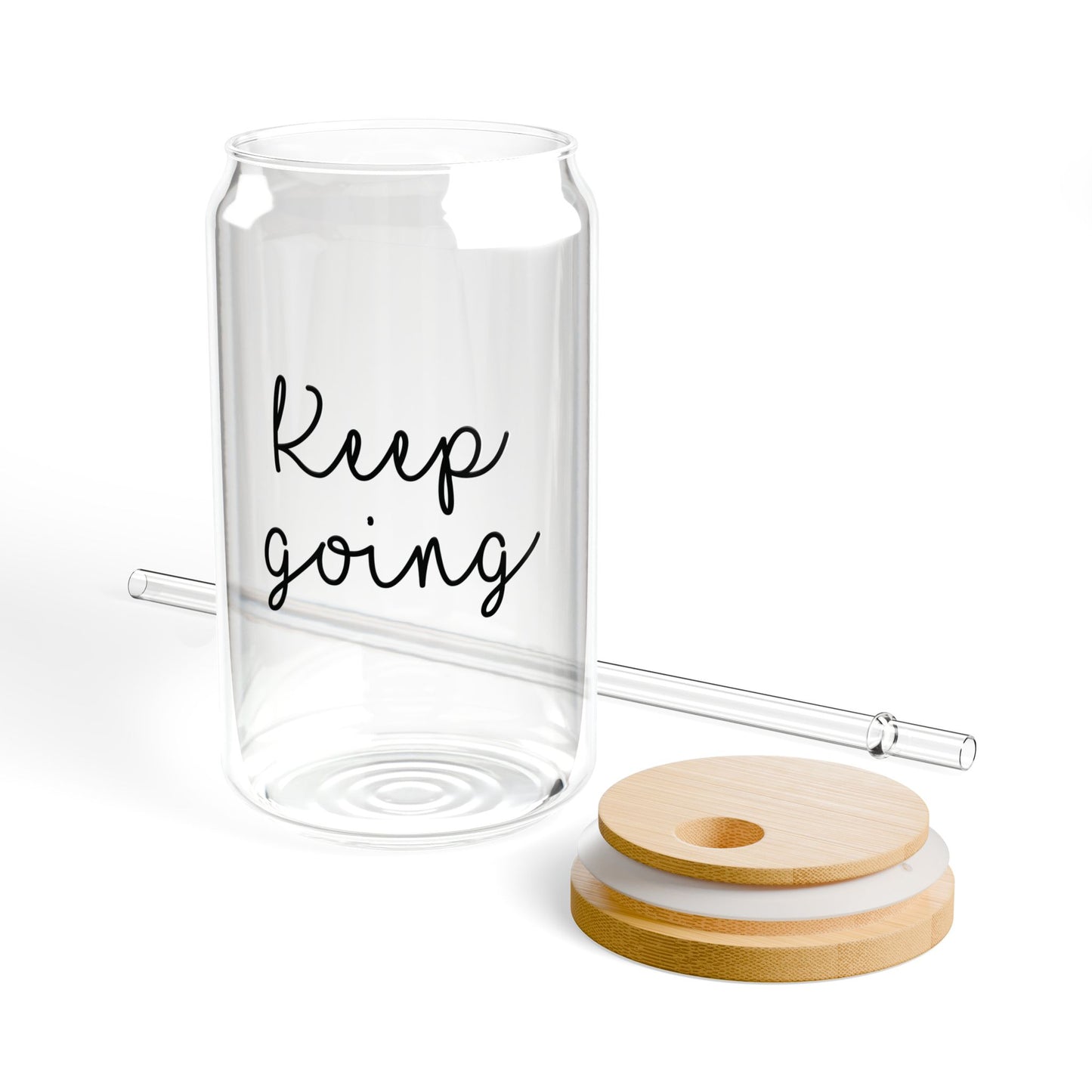 Keep Going Glass Tumbler