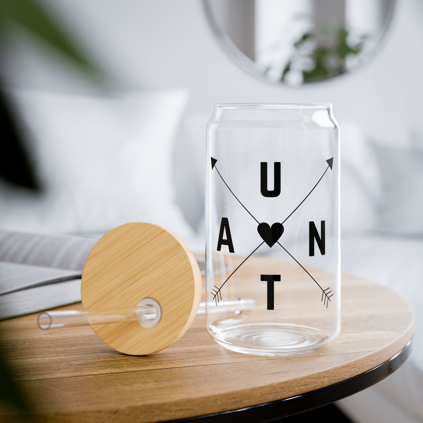Aunt Arrow Glass Tumbler - 16oz