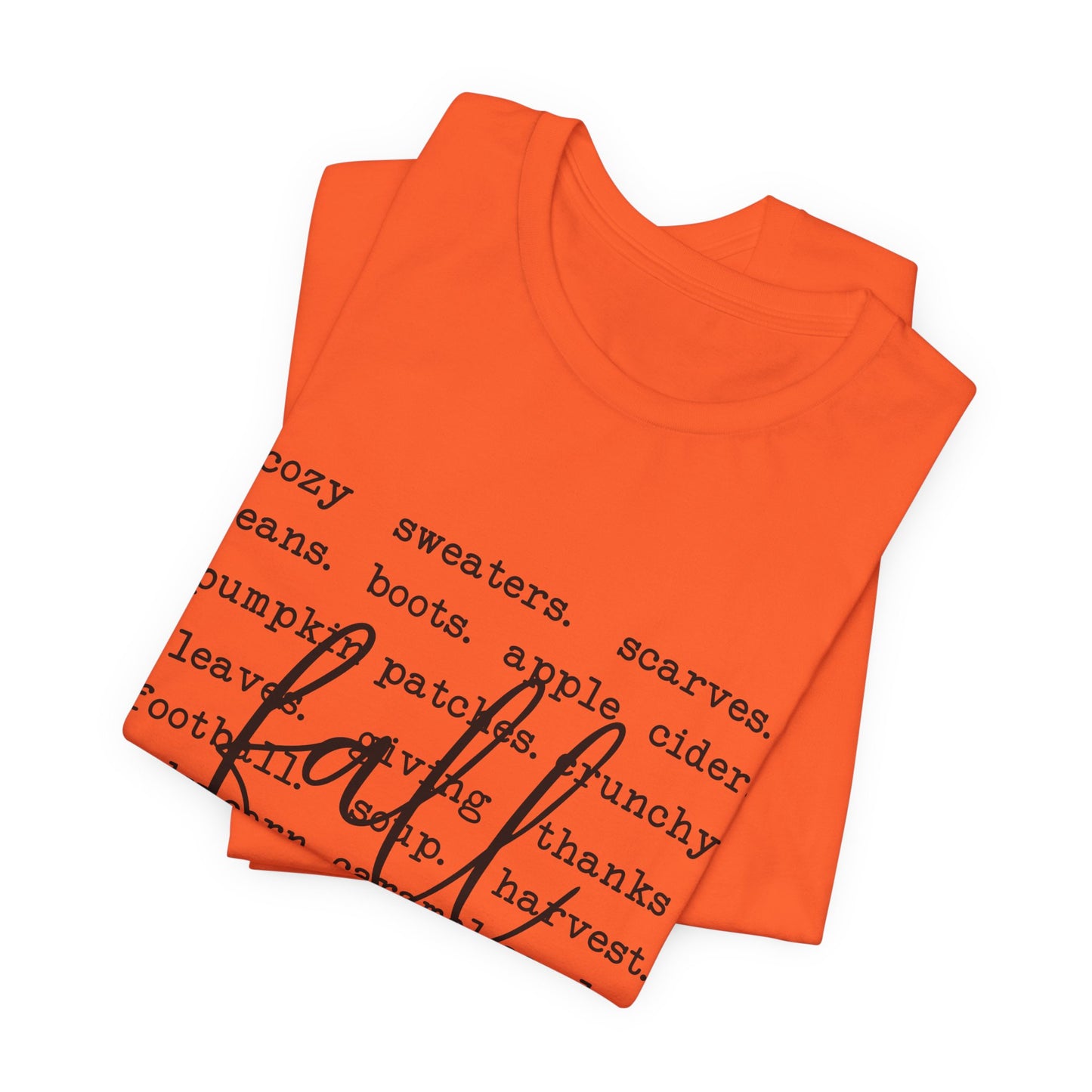 Fall (Words) Tee