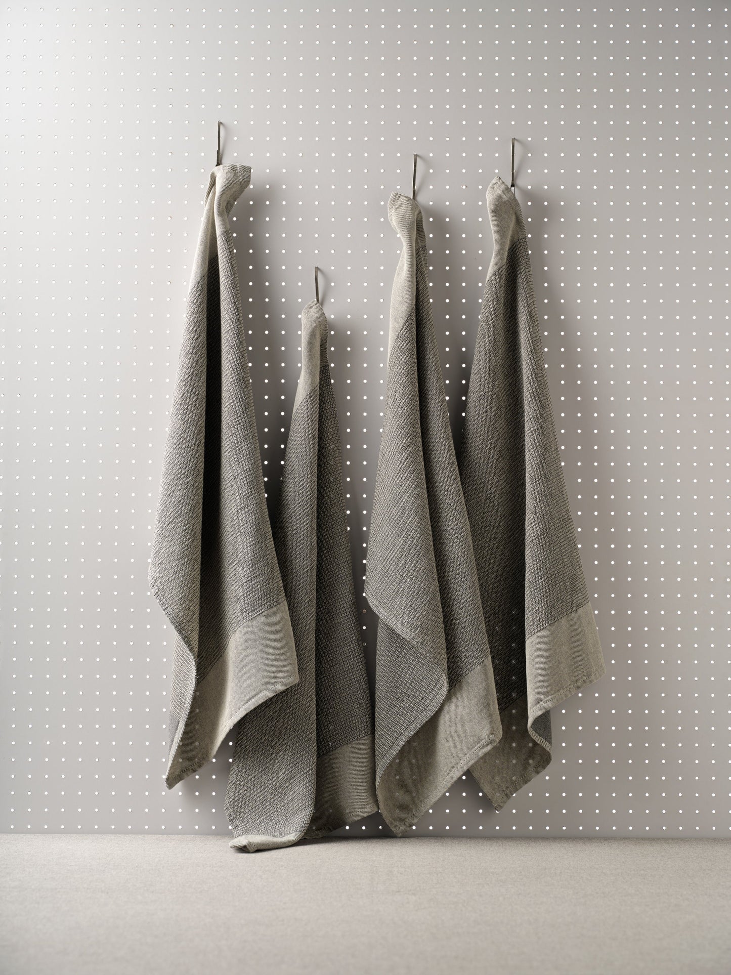Kitchen Towels, Set of 4 - Cotton Waffle Weave Set