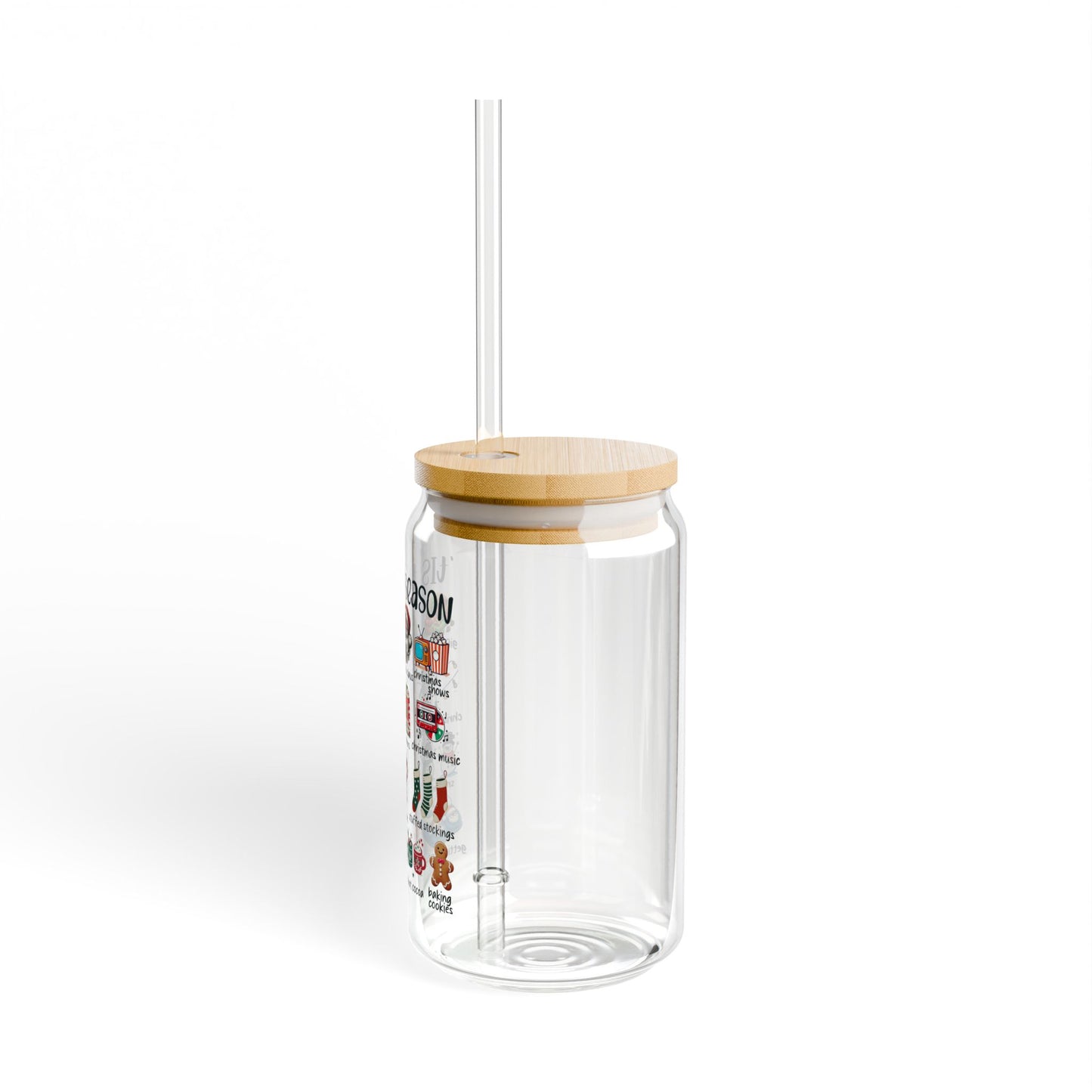 Tis the Season Glass Tumbler
