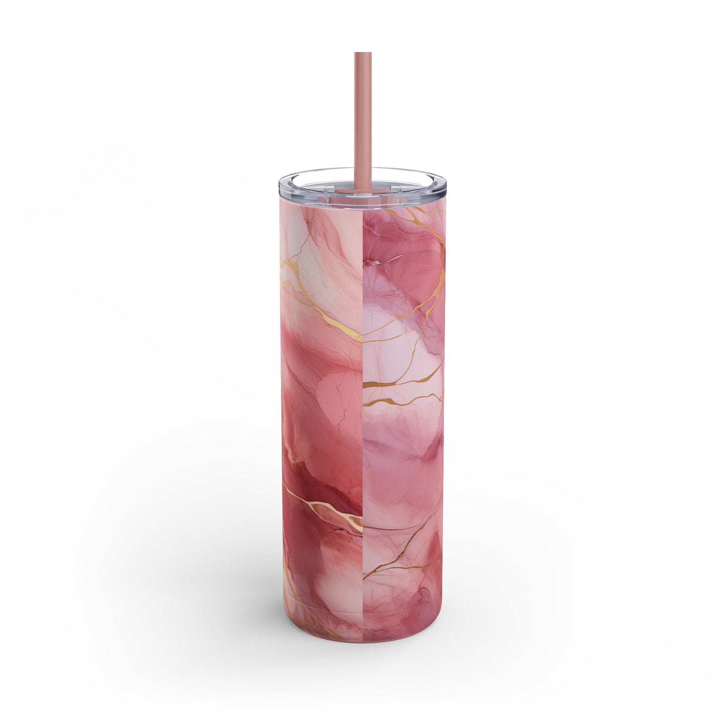 'Mom' Watercolor 20oz Skinny Tumbler