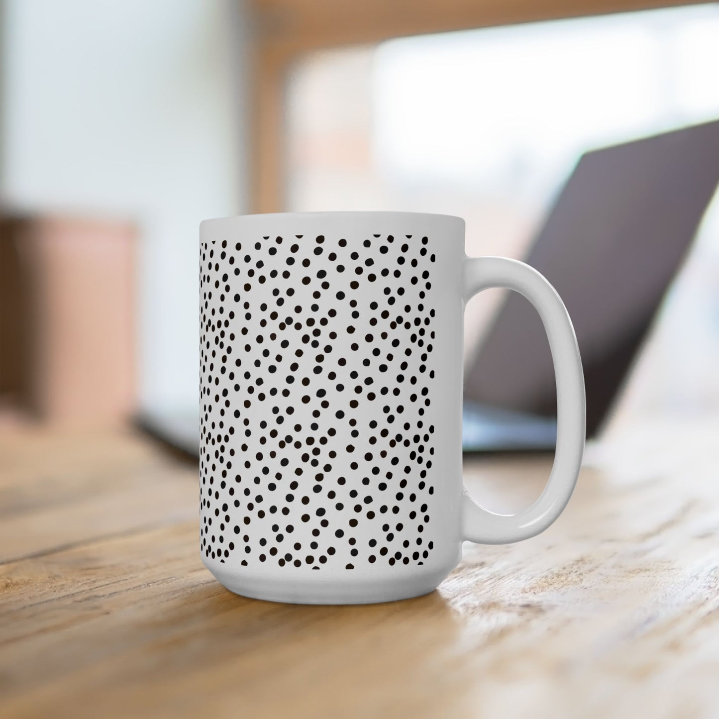 Dotted Ceramic Mug - 15oz