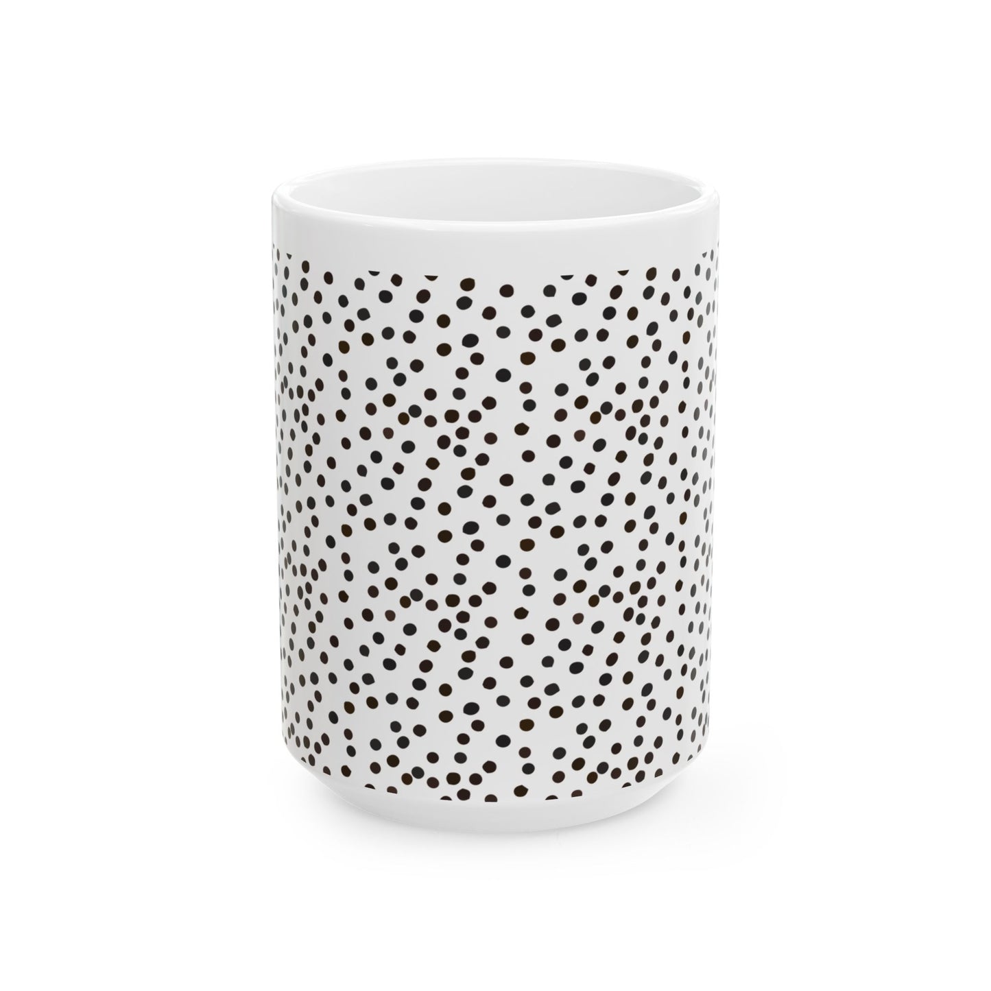 Dotted Ceramic Mug - 15oz