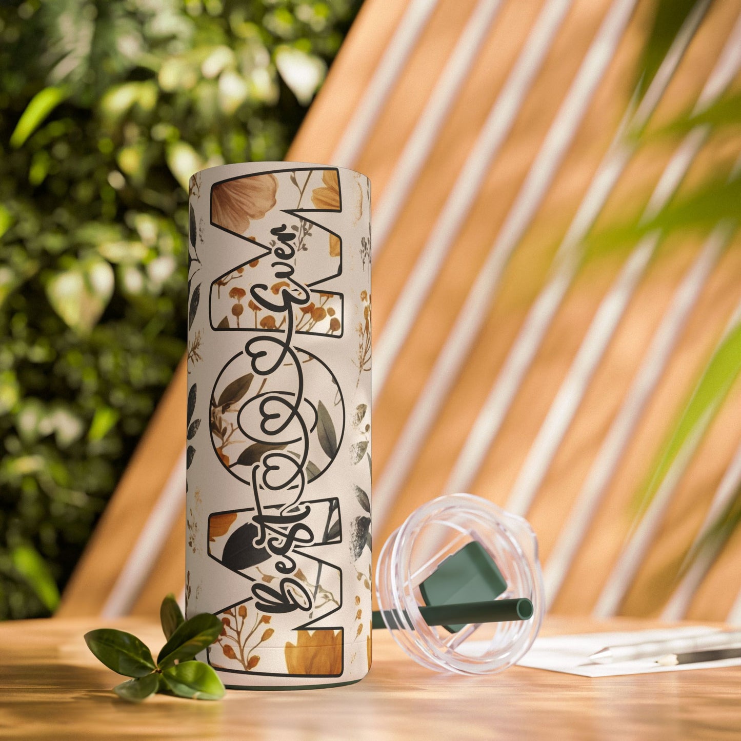 Best Friend Ever Floral 20oz Skinny Tumbler