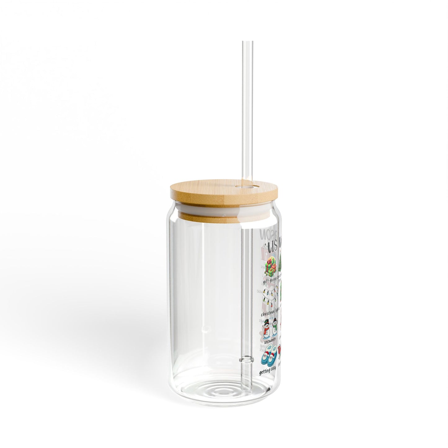 Tis the Season Glass Tumbler
