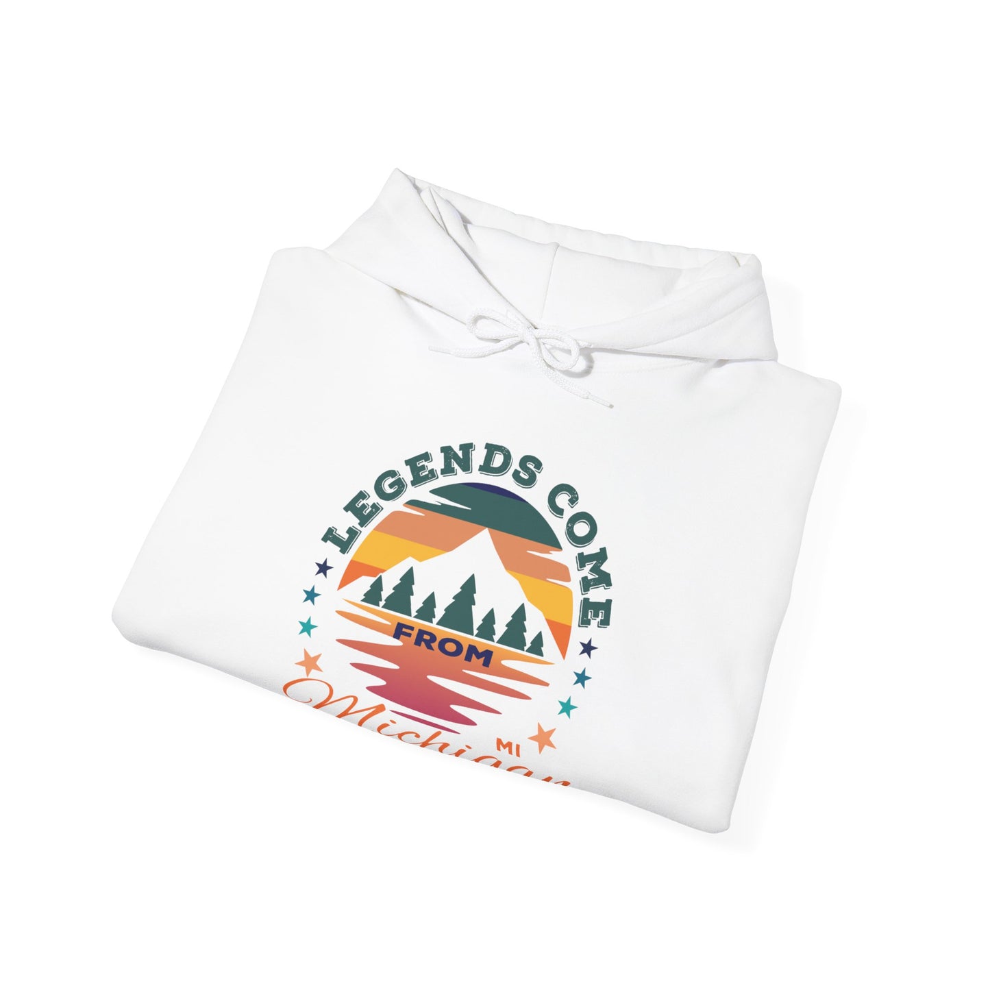Legends Come From Michigan Unisex Hooded Sweatshirt