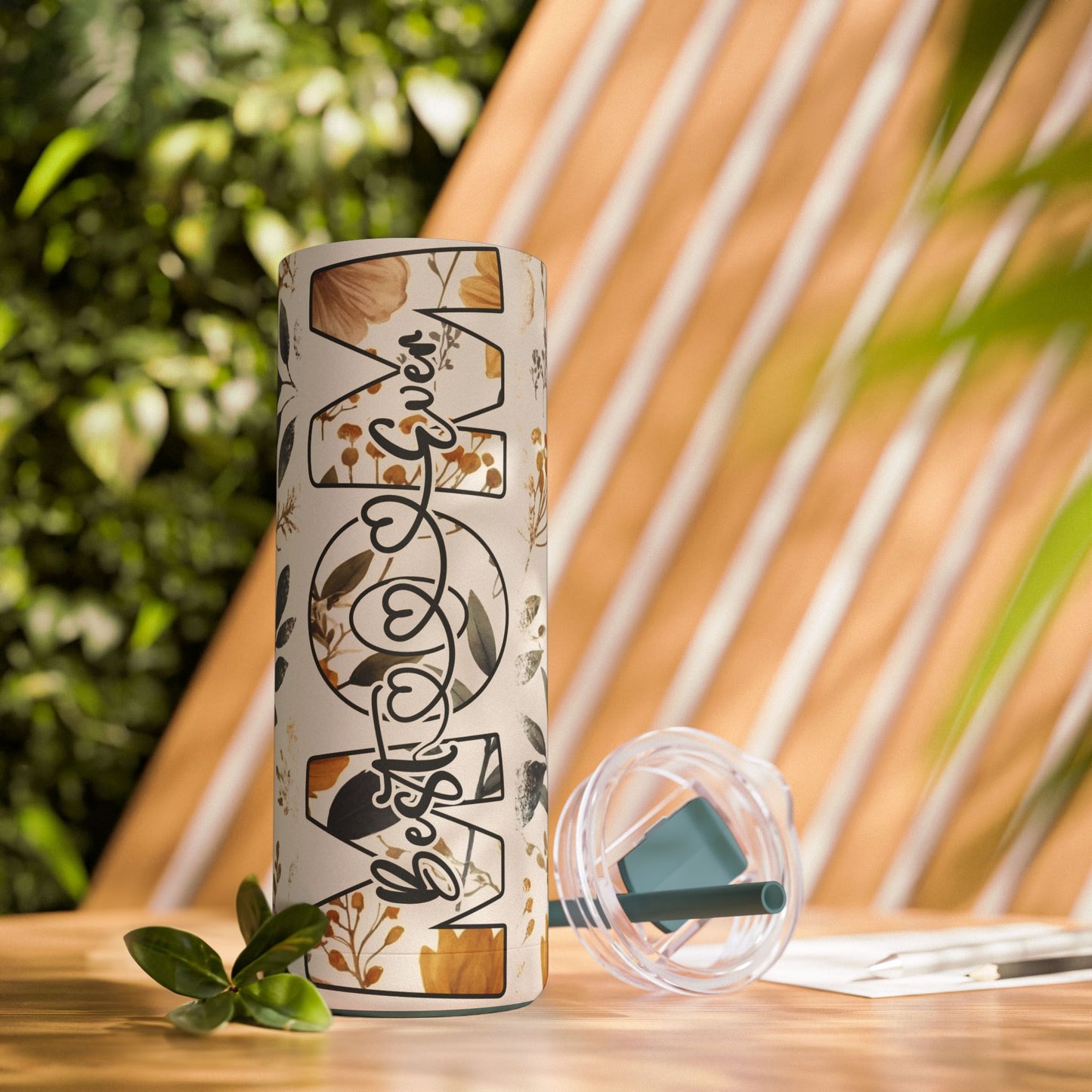 Best Friend Ever Floral 20oz Skinny Tumbler