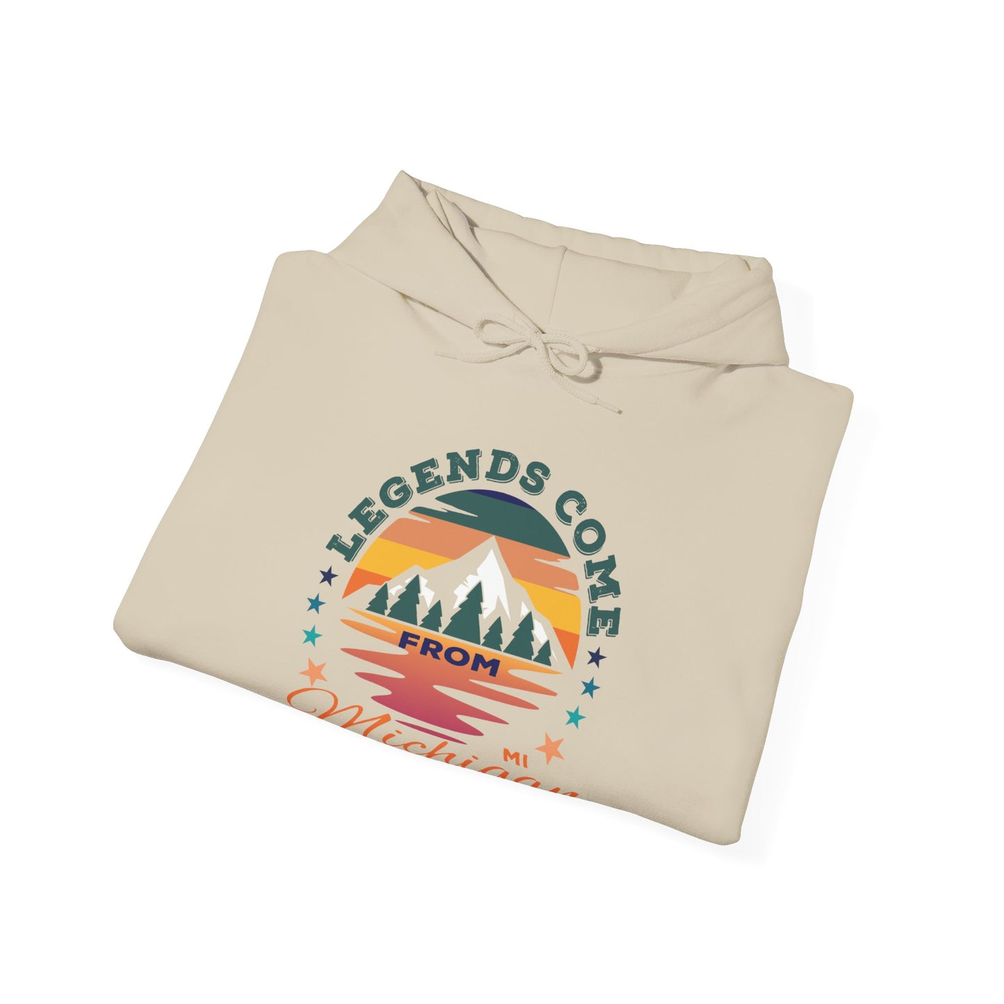 Legends Come From Michigan Unisex Hooded Sweatshirt
