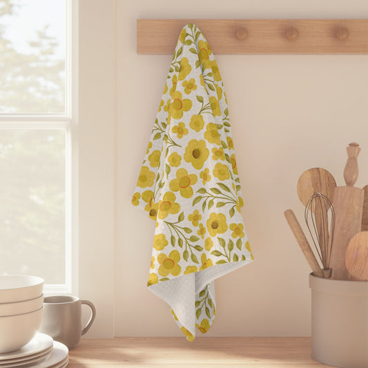 Sunshine Flowers Hand Towel