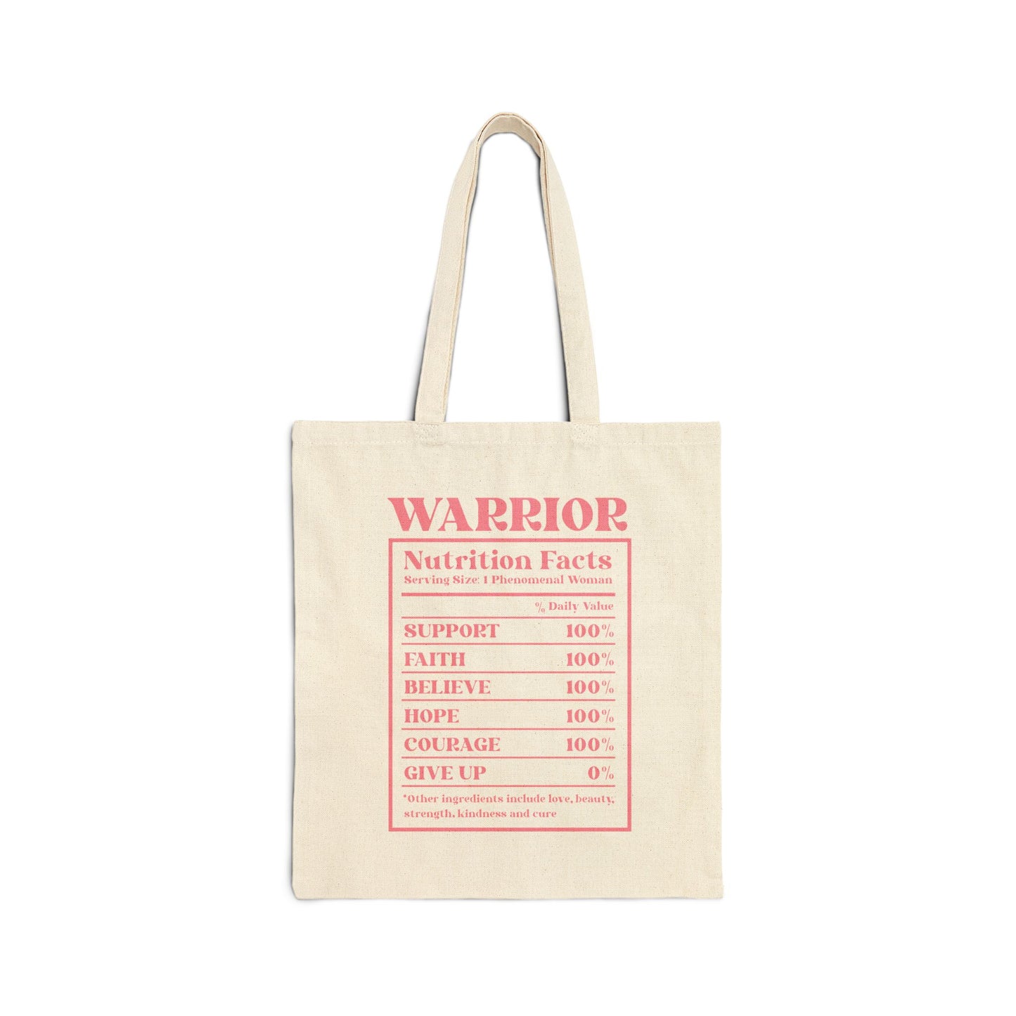 Warrior Canvas Tote