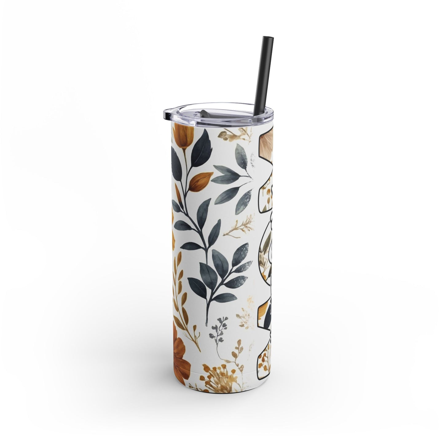 Best Friend Ever Floral 20oz Skinny Tumbler