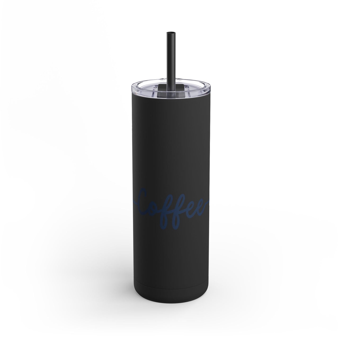 Coffee Heartbeat Skinny Tumbler - 20oz Matte Drinkware