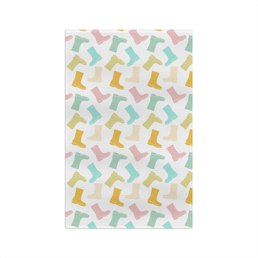 Rainboots Hand Towel