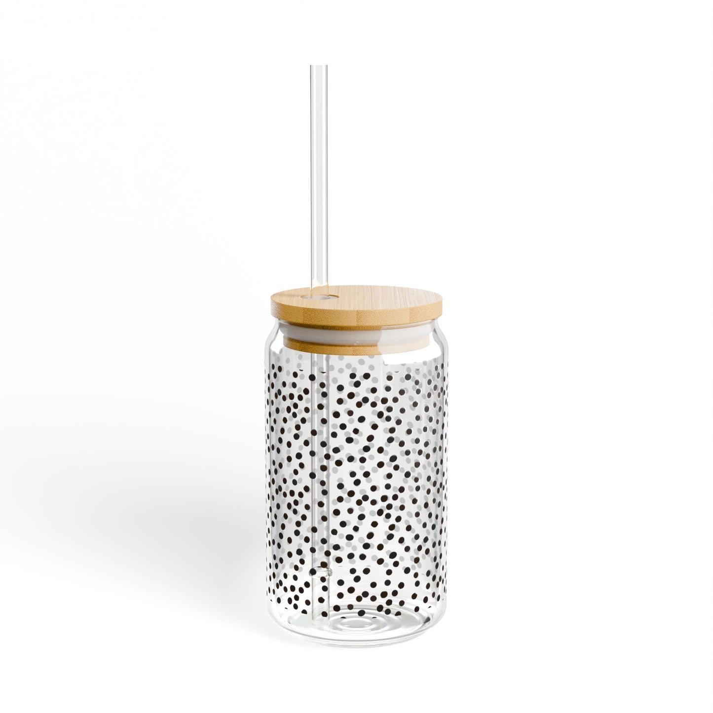 Polka Dot Glass Tumbler - 16oz