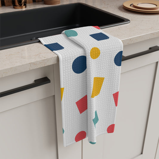 Circles and Squares Hand Towel