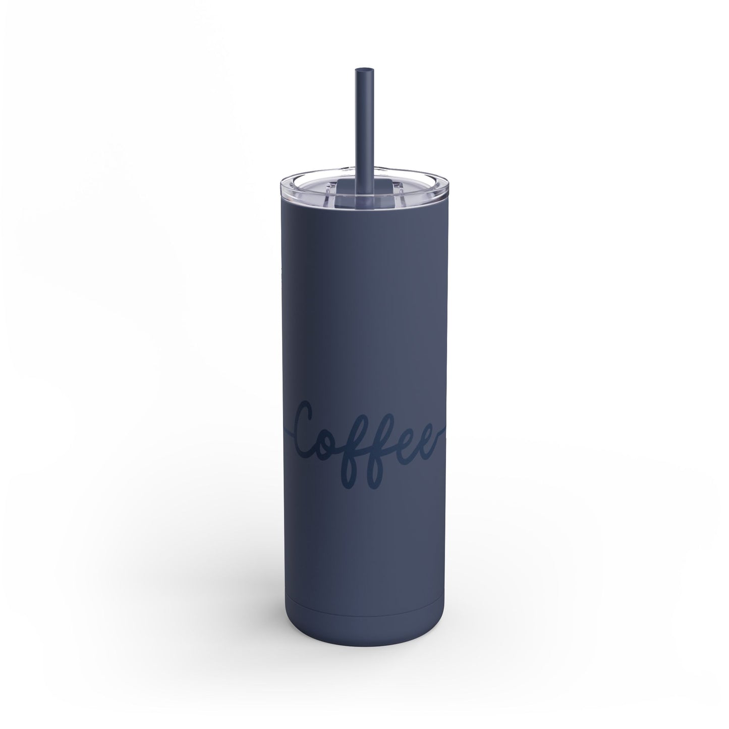 Coffee Heartbeat Skinny Tumbler - 20oz Matte Drinkware
