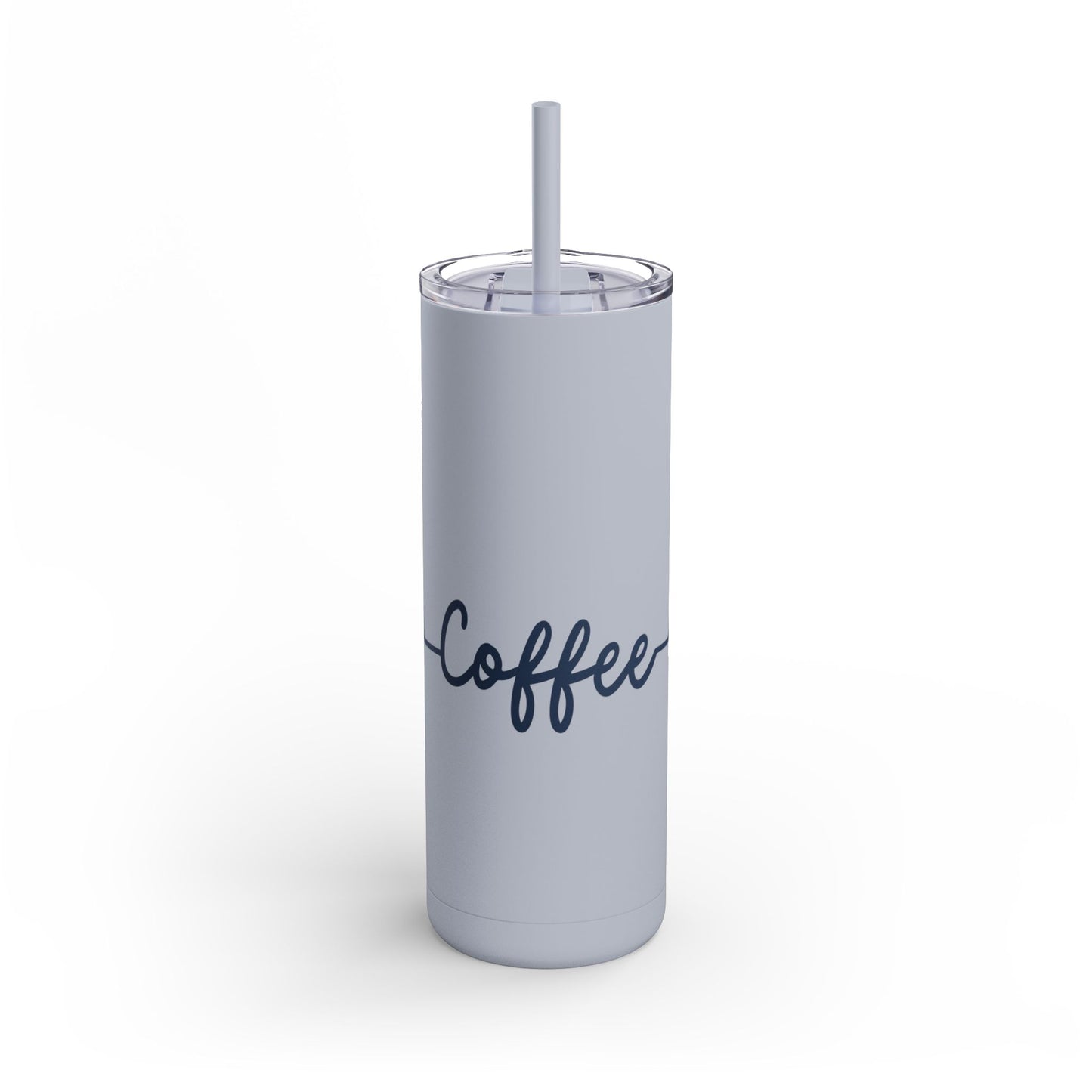 Coffee Heartbeat Skinny Tumbler - 20oz Matte Drinkware