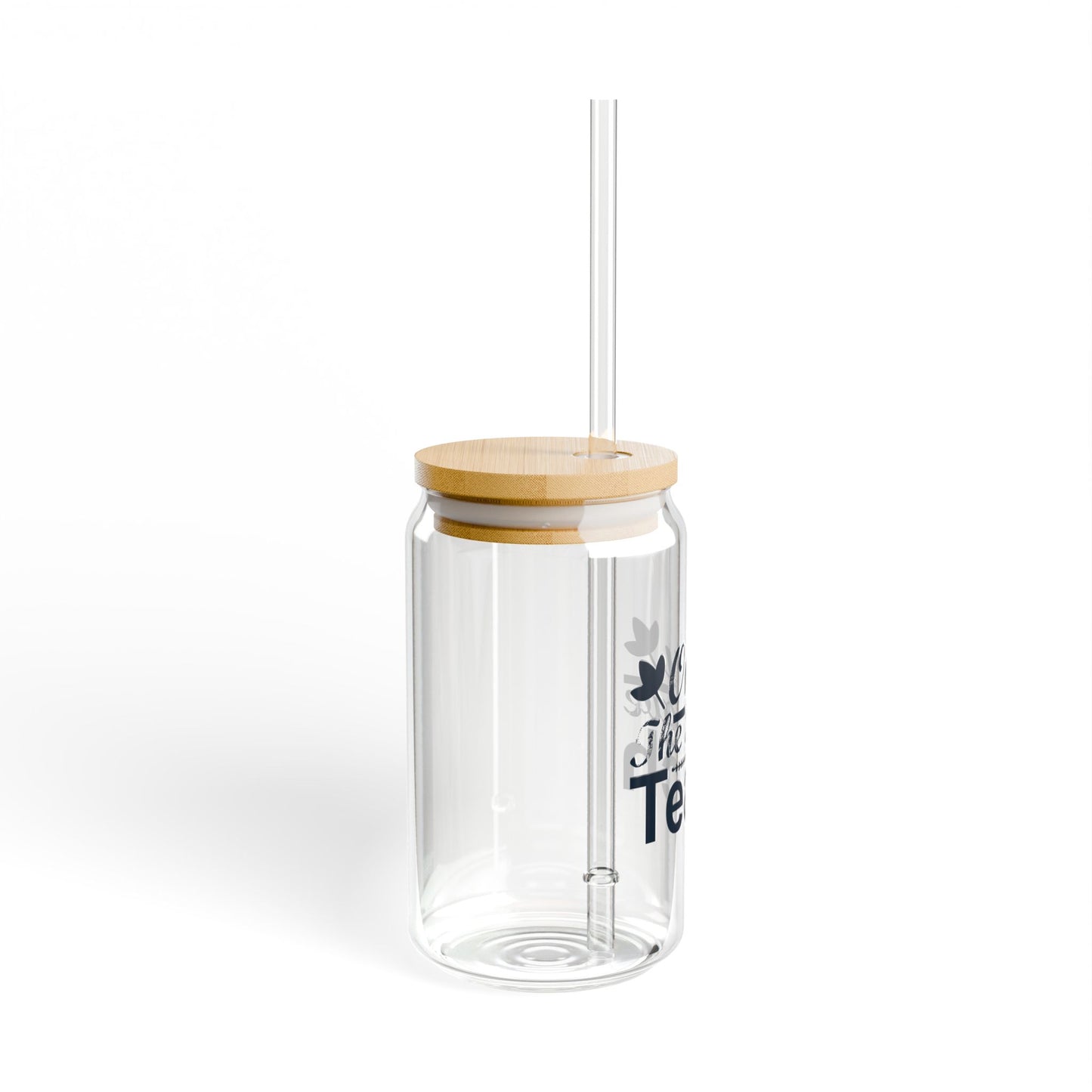 Only The Brave Teach Sipper Glass