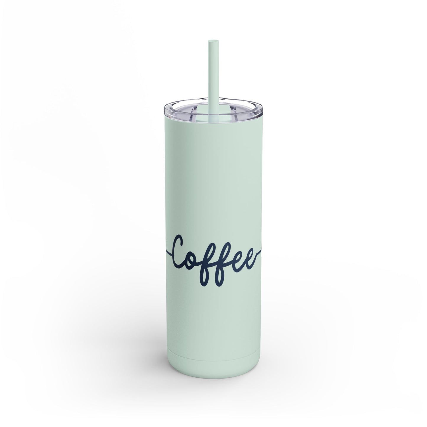 Coffee Heartbeat Skinny Tumbler - 20oz Matte Drinkware