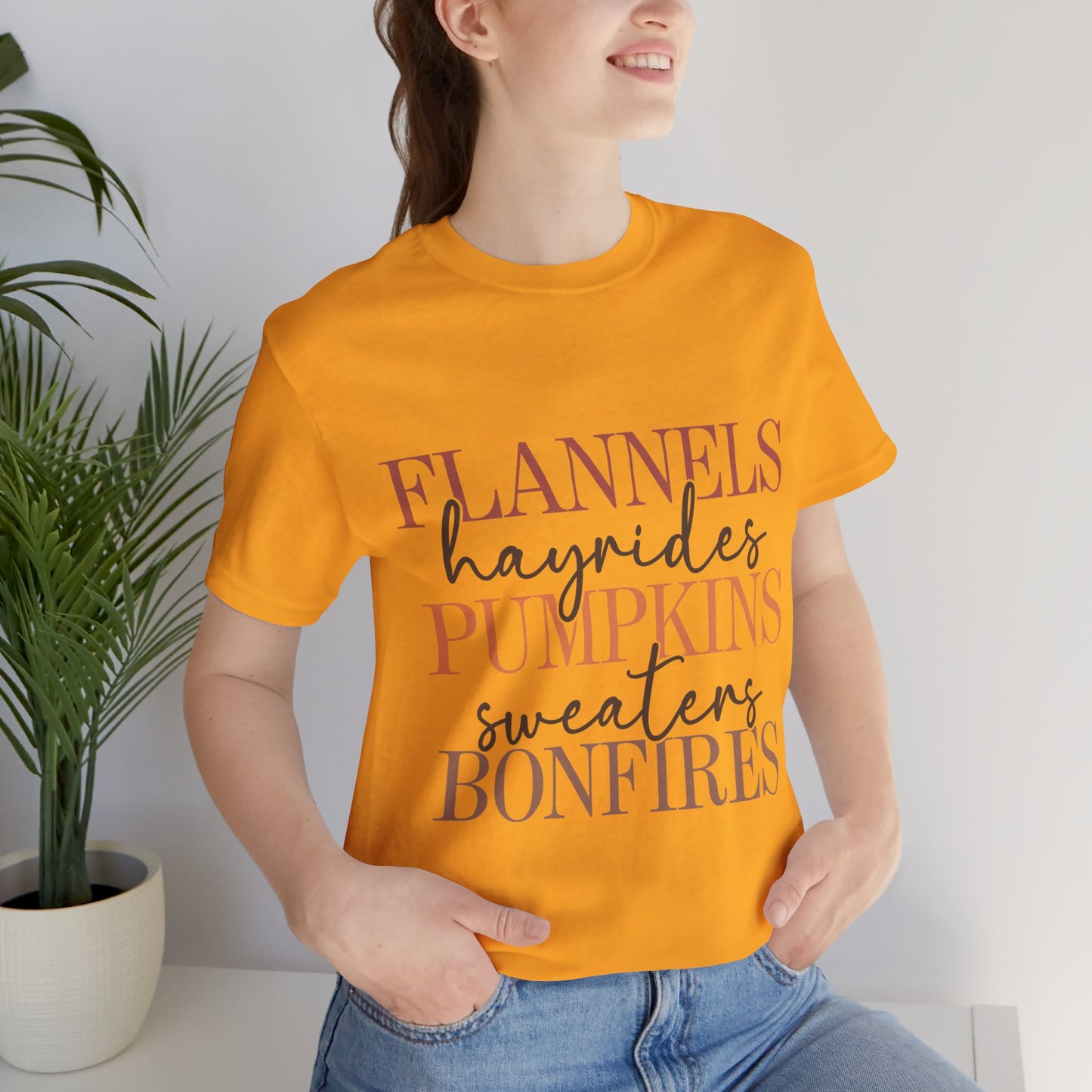 Flannels, Pumpkins & Bonfires Tee