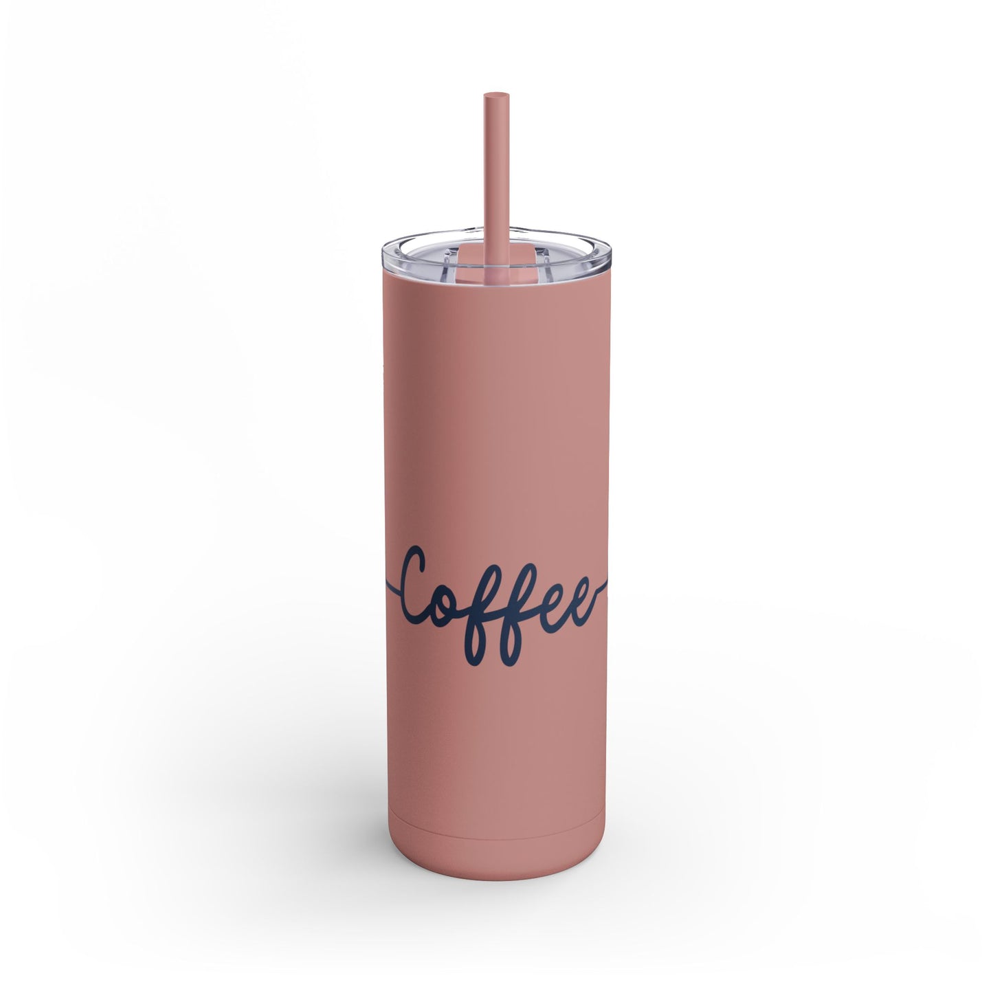 Coffee Heartbeat Skinny Tumbler - 20oz Matte Drinkware