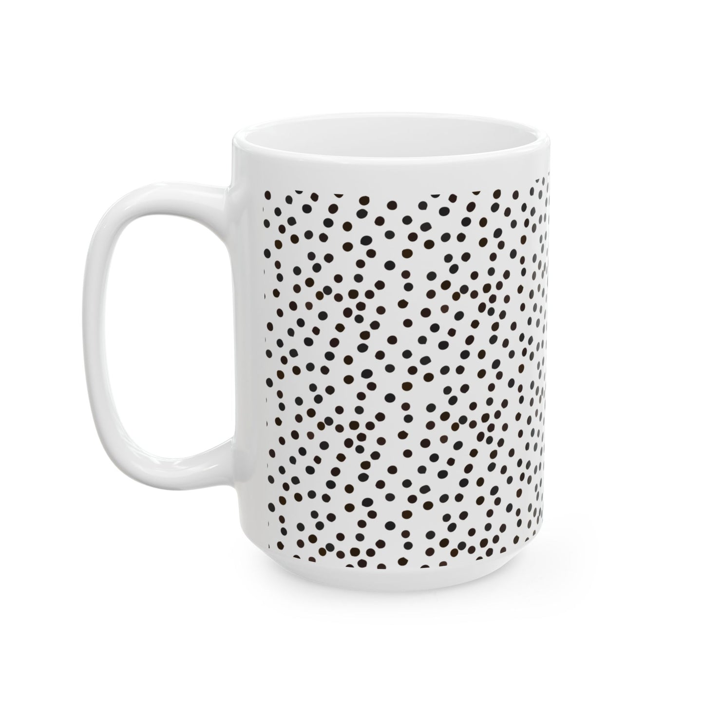 Dotted Ceramic Mug - 15oz
