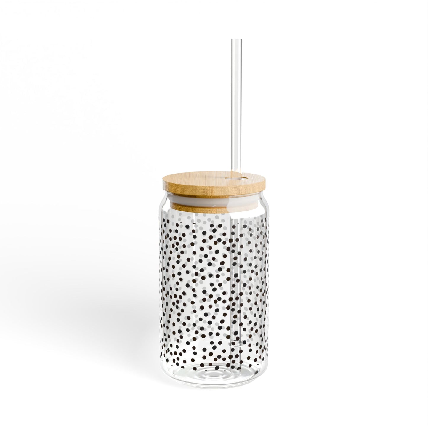 Polka Dot Glass Tumbler - 16oz