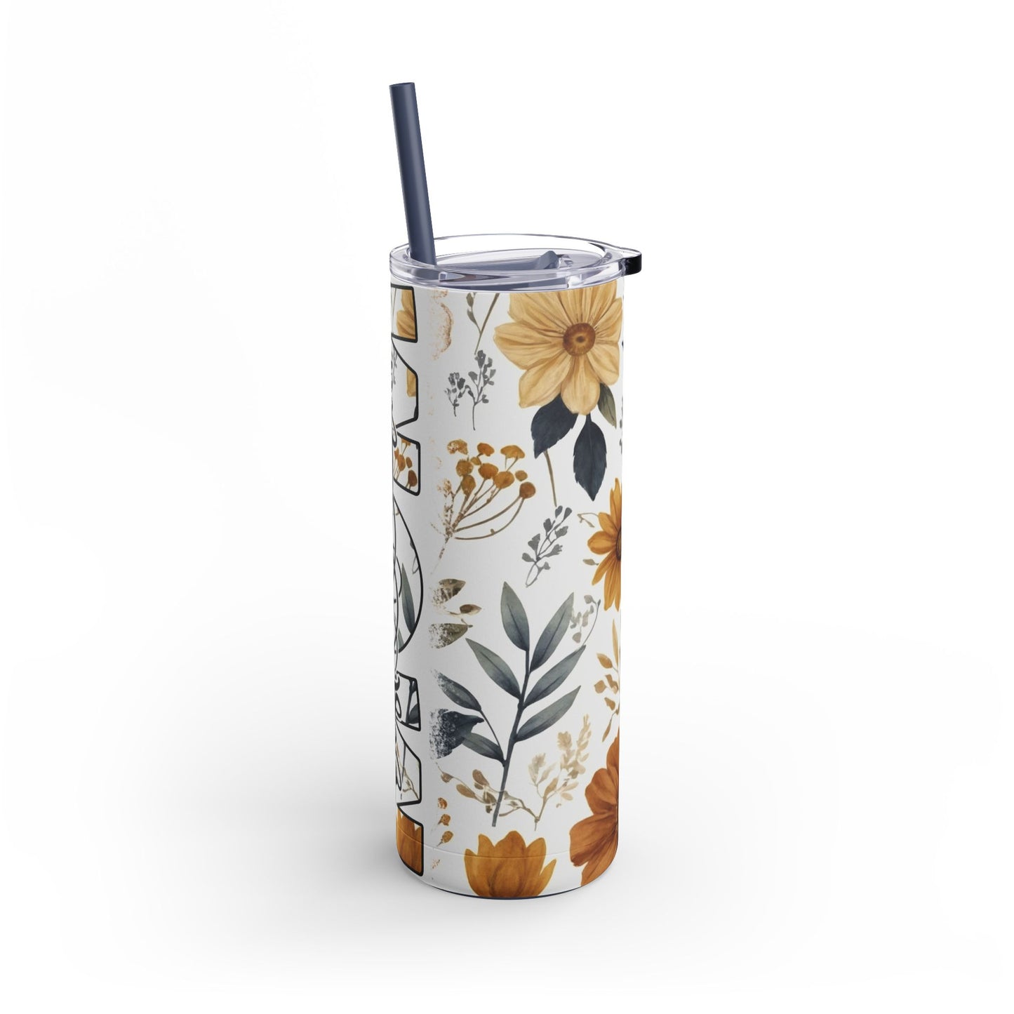 Best Friend Ever Floral 20oz Skinny Tumbler
