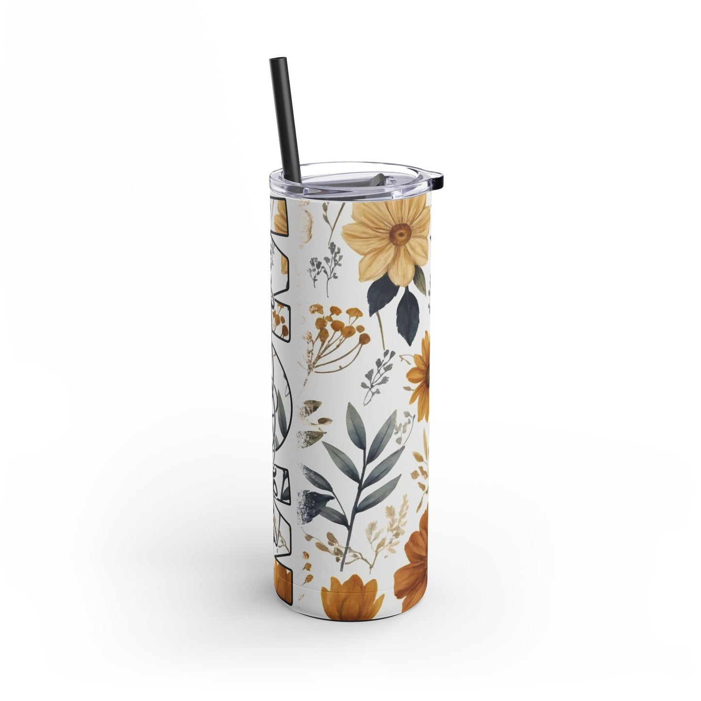 Best Friend Ever Floral 20oz Skinny Tumbler