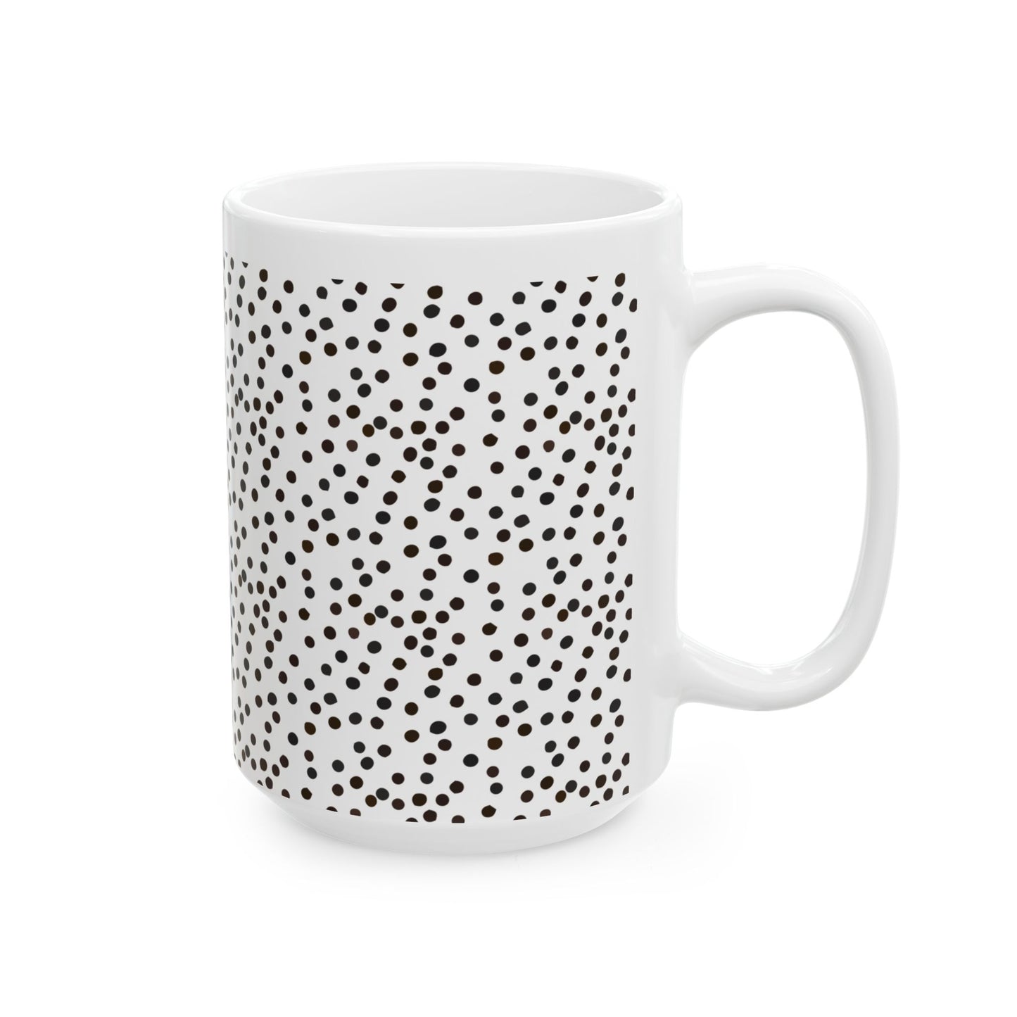 Dotted Ceramic Mug - 15oz