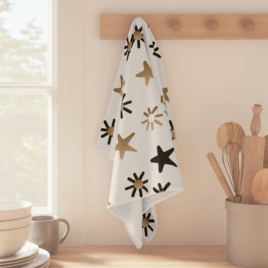 Gold Stars Hand Towel