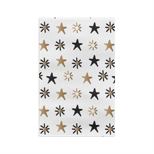 Gold Stars Hand Towel