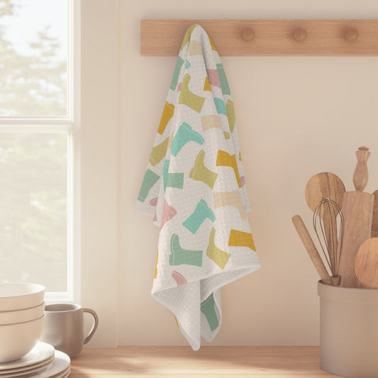Rainboots Hand Towel