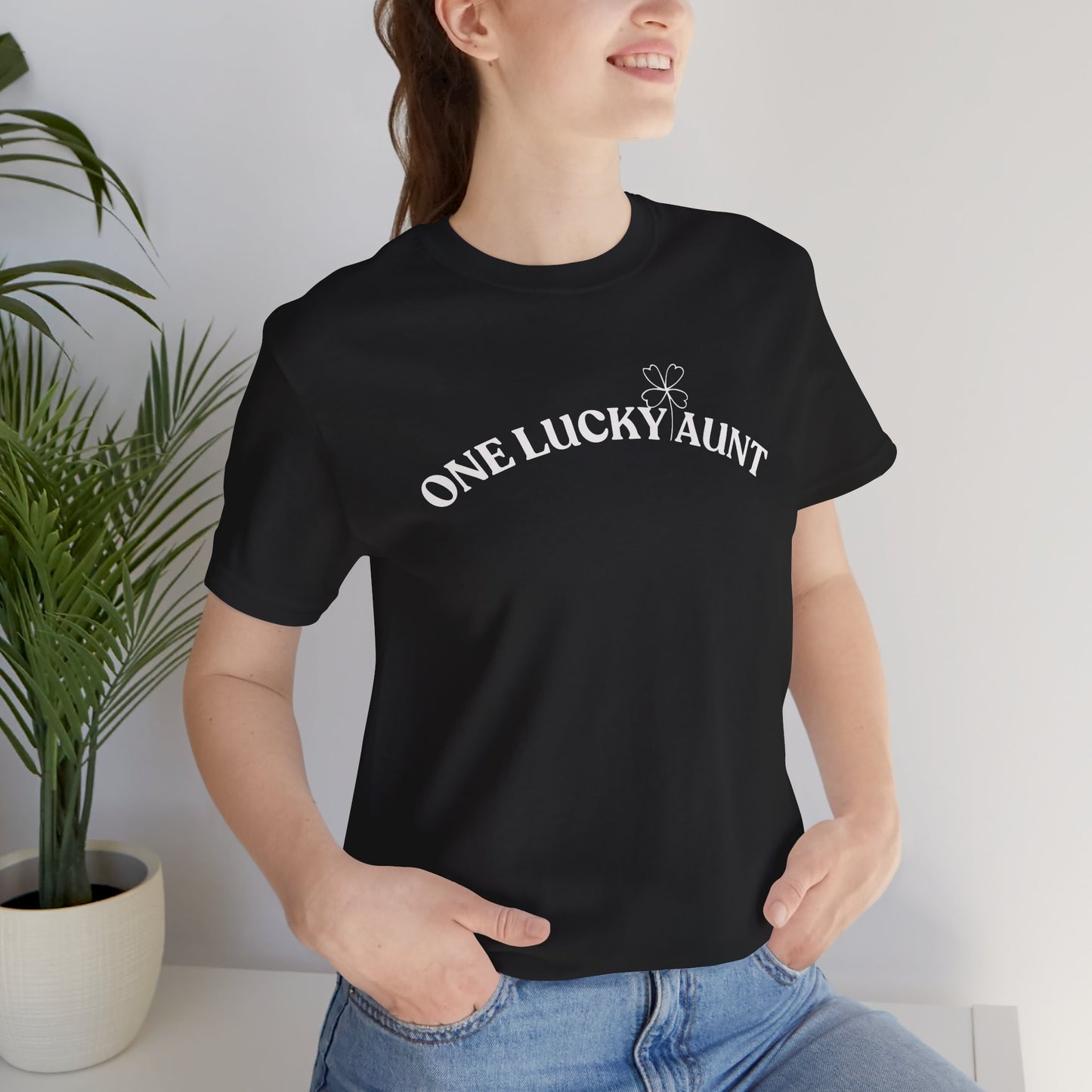 One Lucky Aunt Women Tee