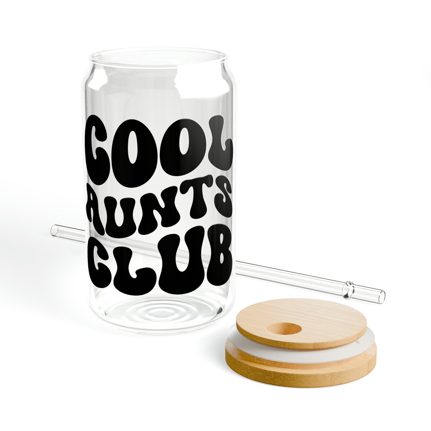 Cool Aunts Club Sipper Glass