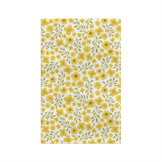 Sunshine Flowers Hand Towel