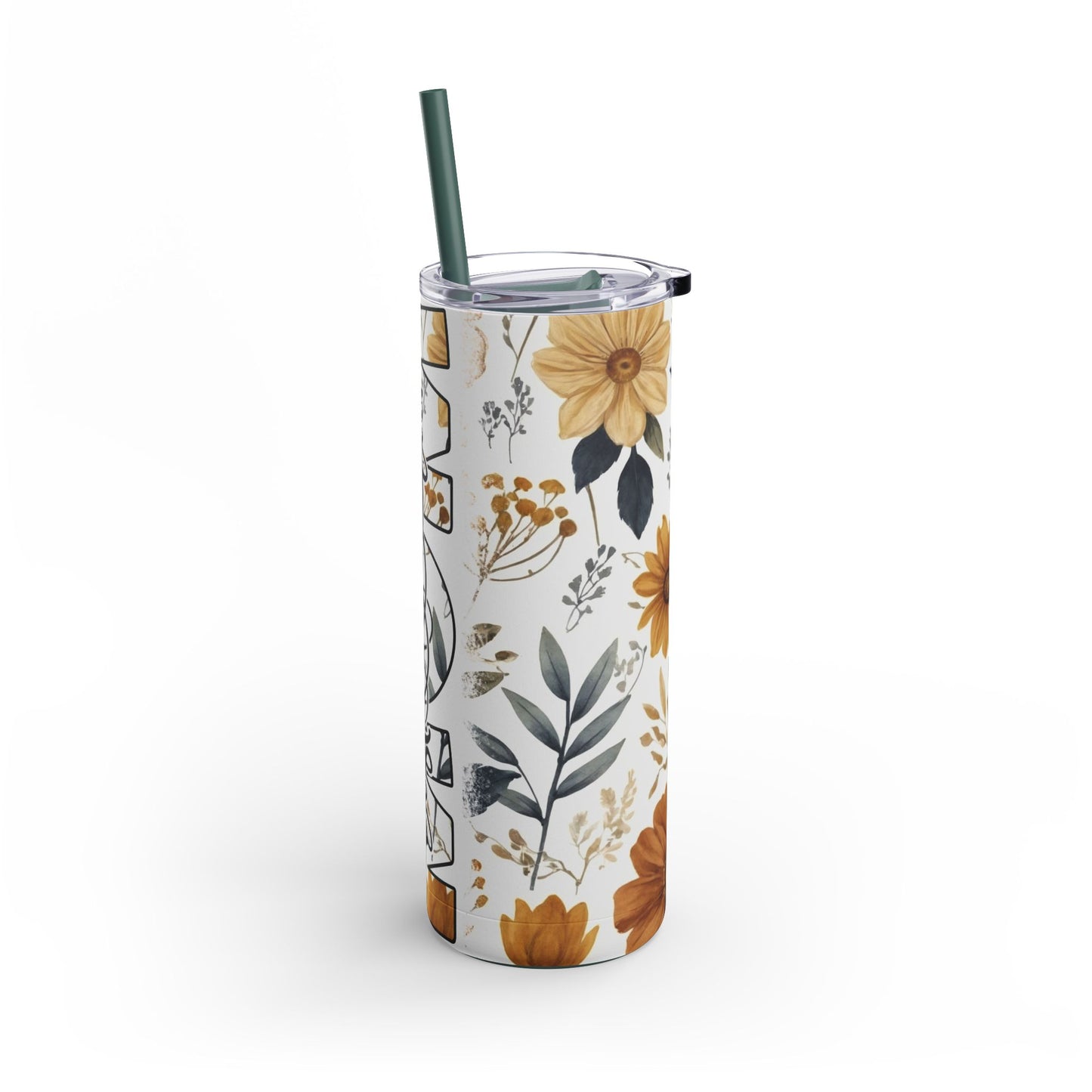 Best Friend Ever Floral 20oz Skinny Tumbler