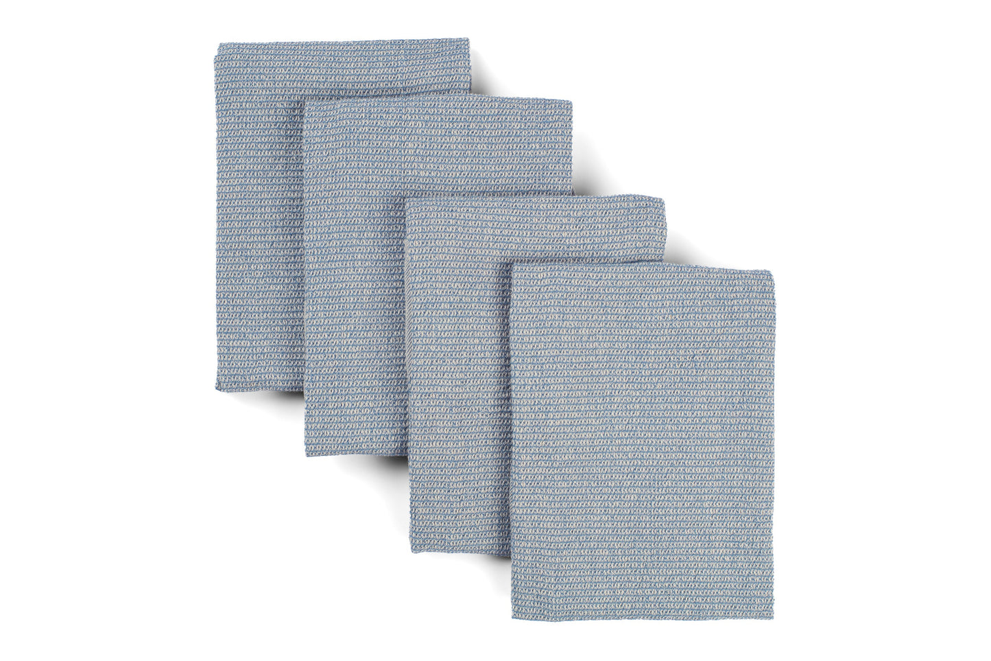 Kitchen Towels, Set of 4 - Cotton Waffle Weave Set