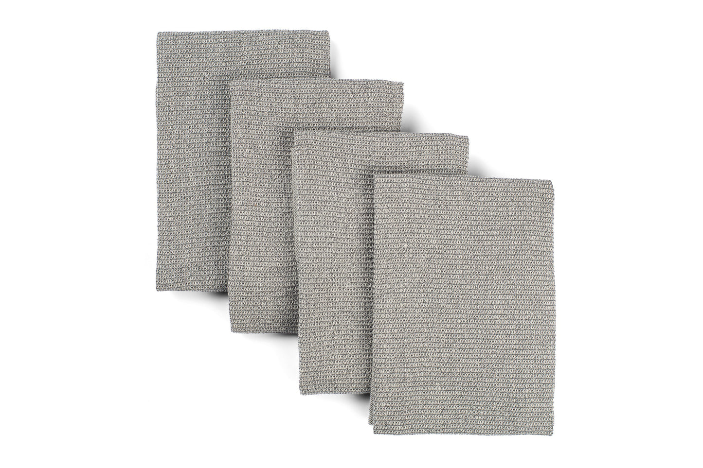 Kitchen Towels, Set of 4 - Cotton Waffle Weave Set