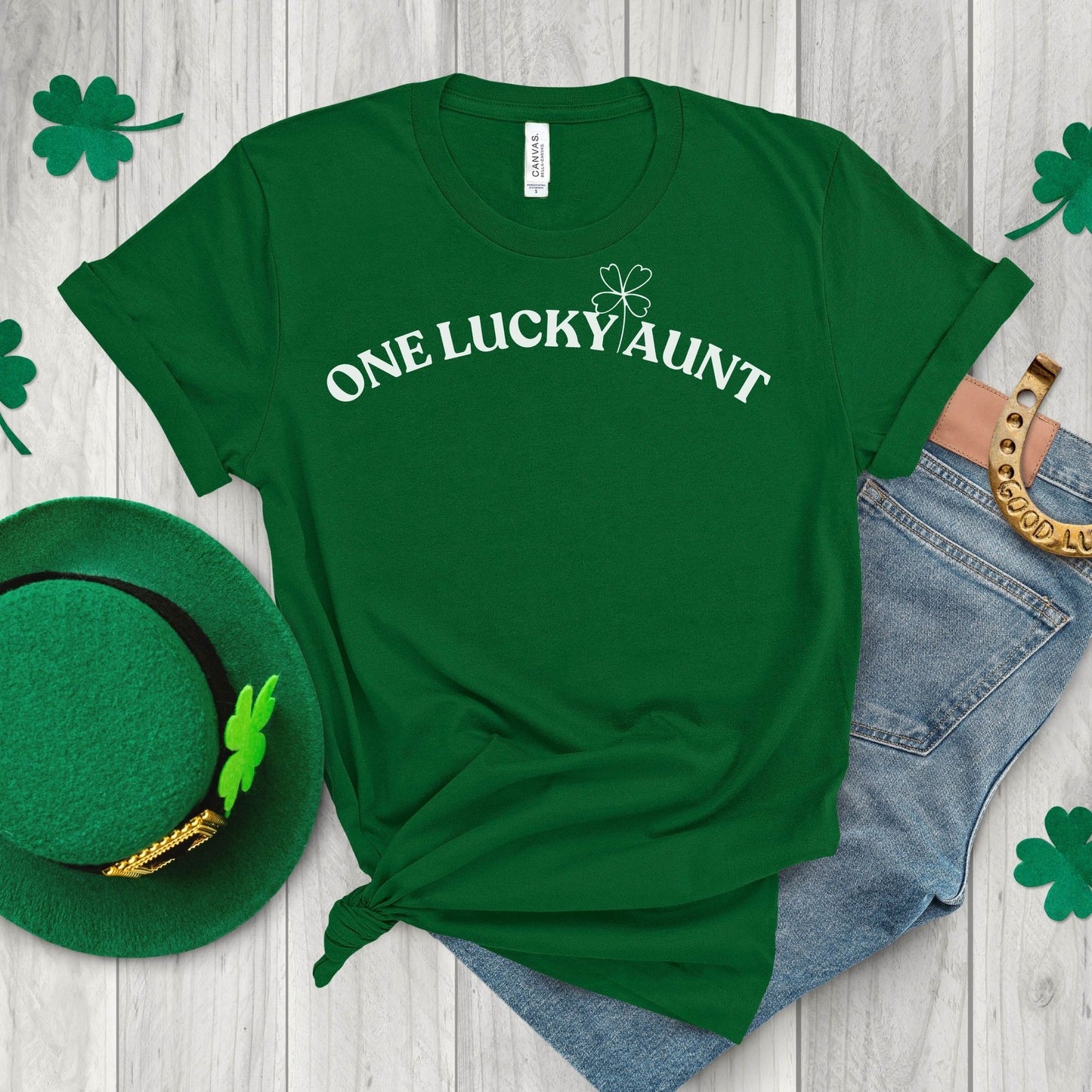 One Lucky Aunt Women Tee