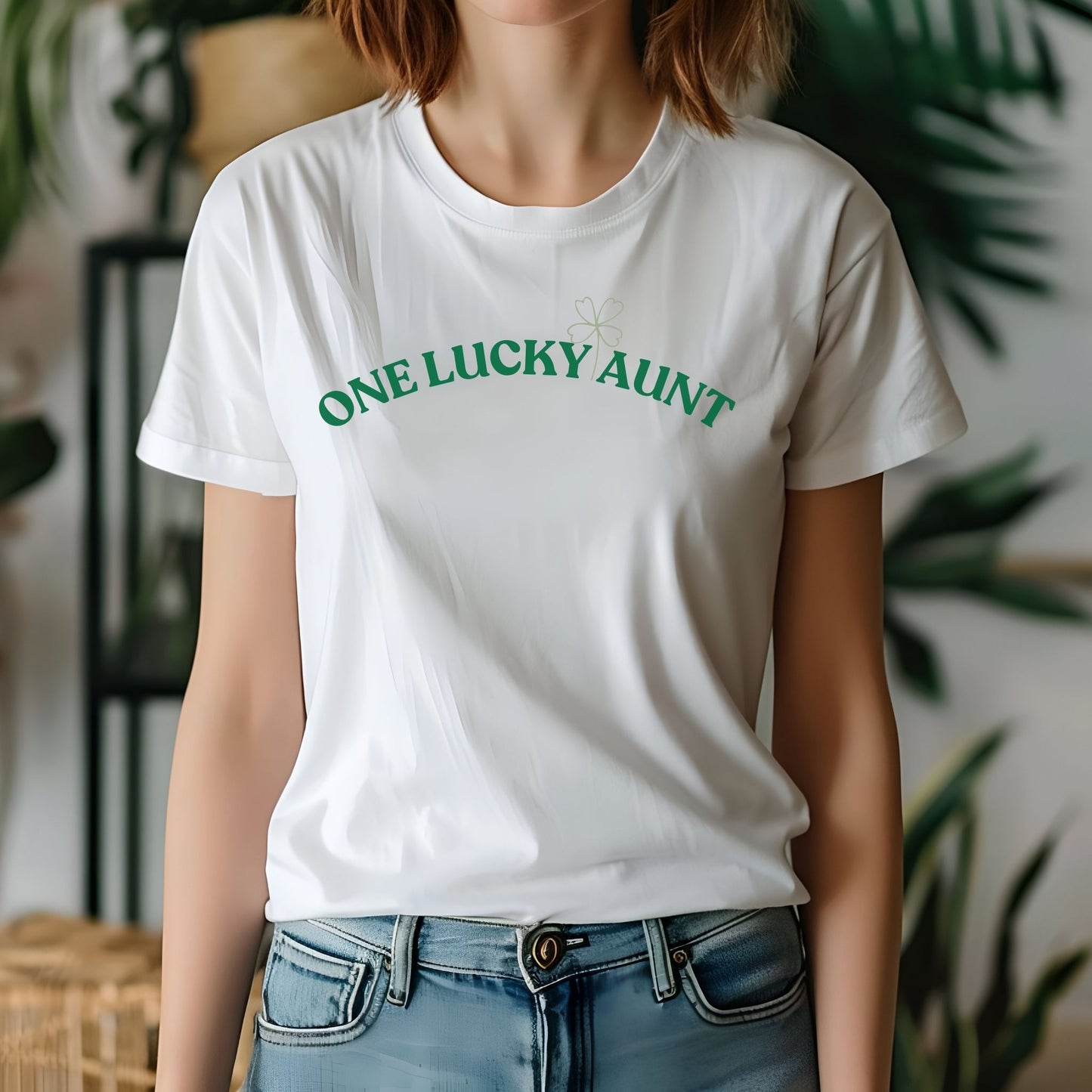 One Lucky Aunt Women Tee